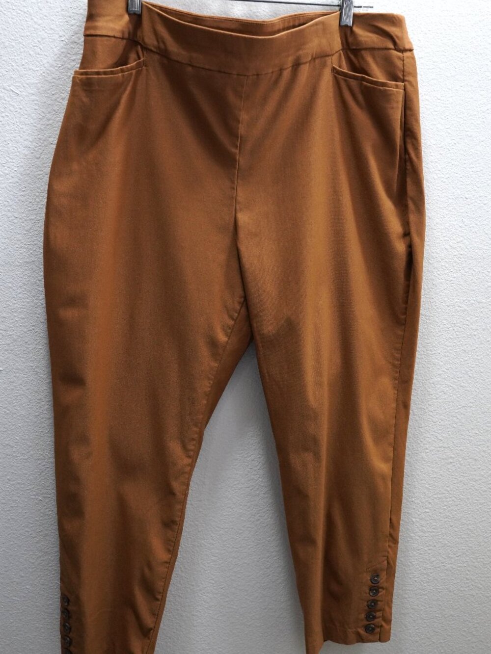 Chico's So Slimming Sweet Congnac Brigitte Pull On Pants size 3.5